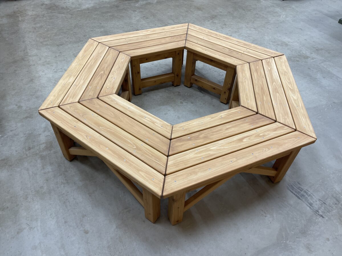 屋外用サークルベンチ
