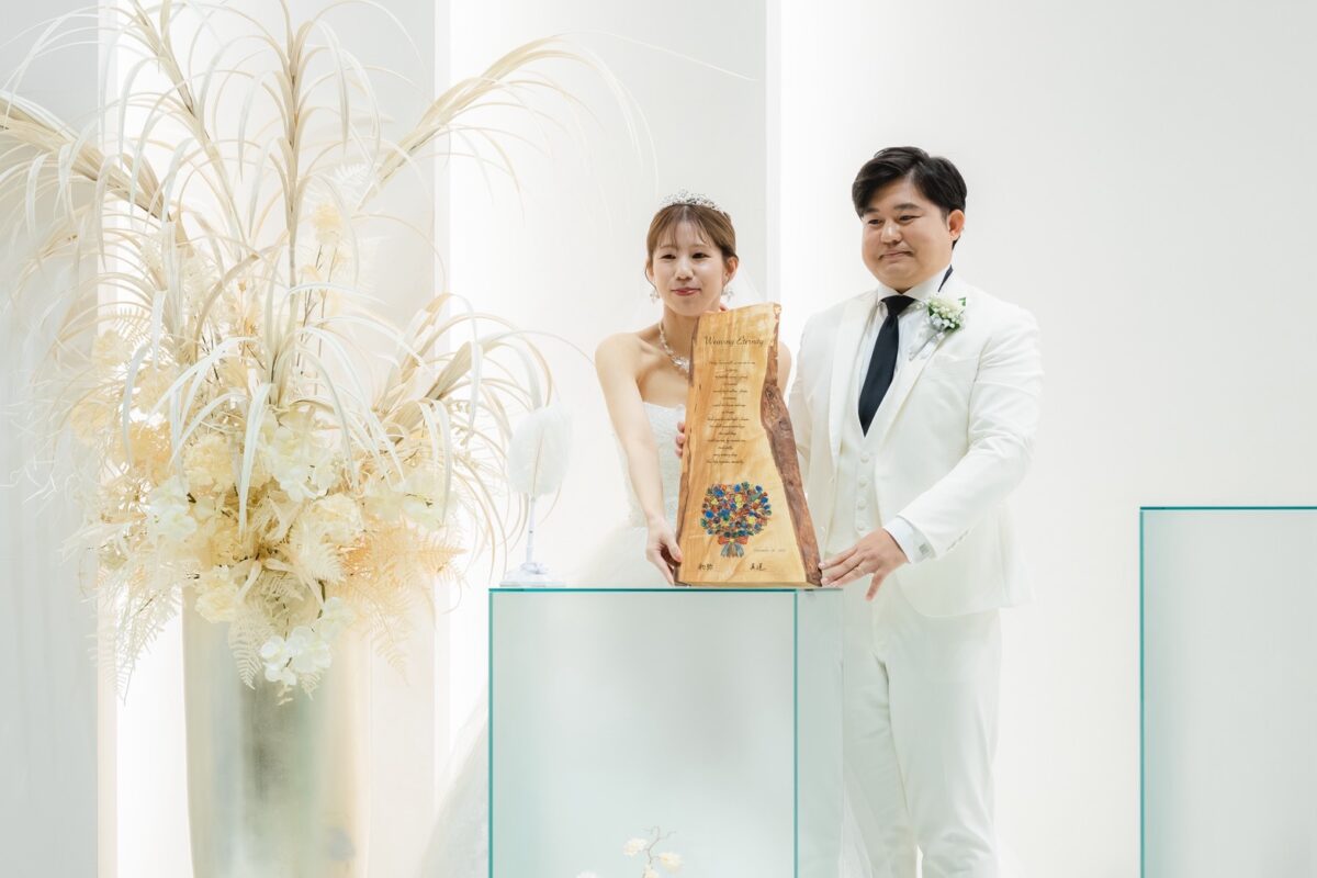 一枚板の結婚証明書