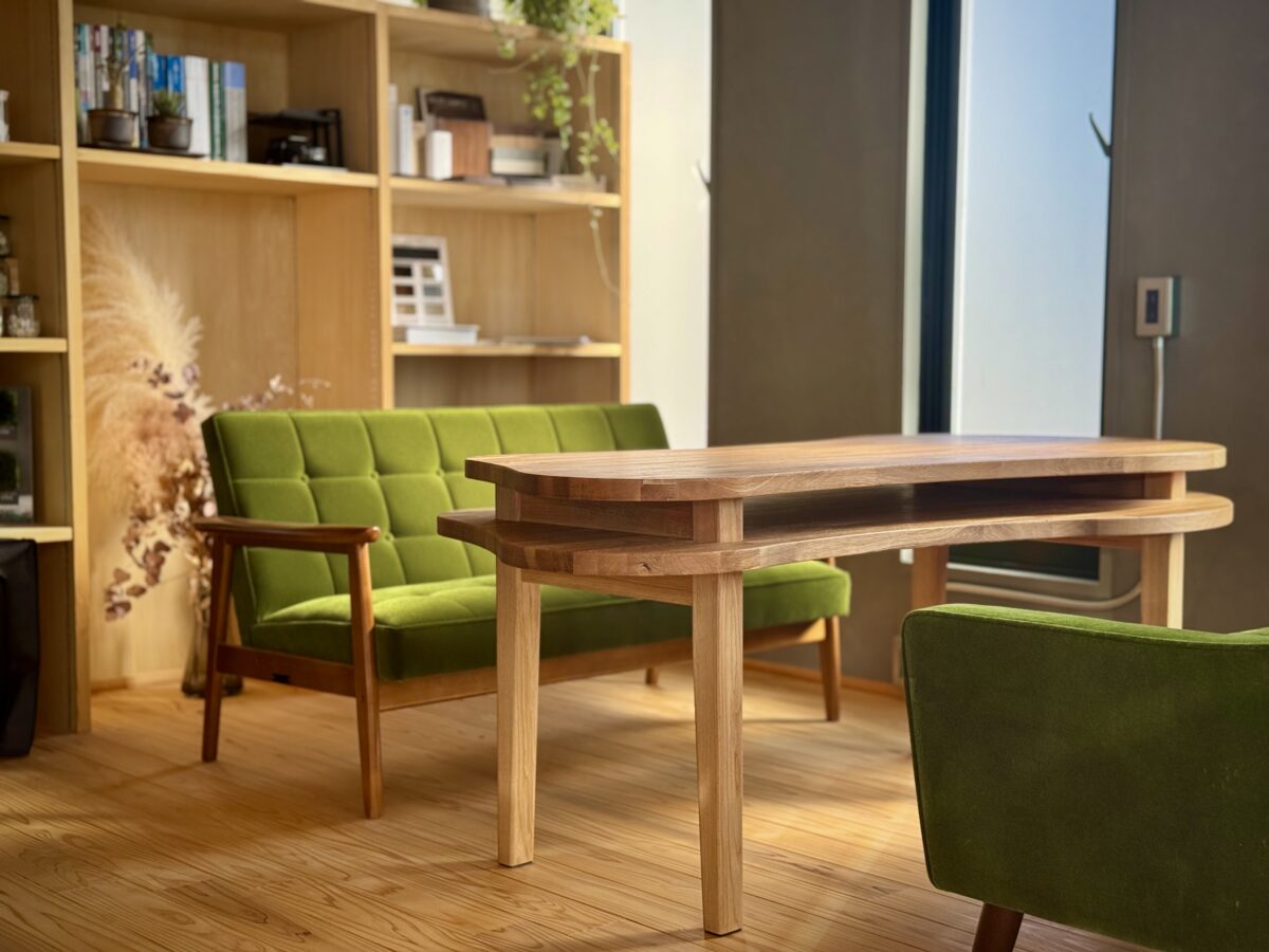 二枚板テーブル