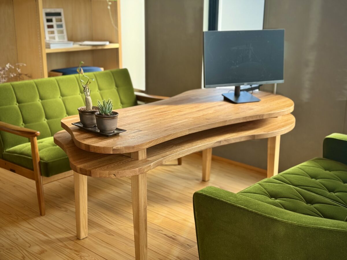 二枚板テーブル